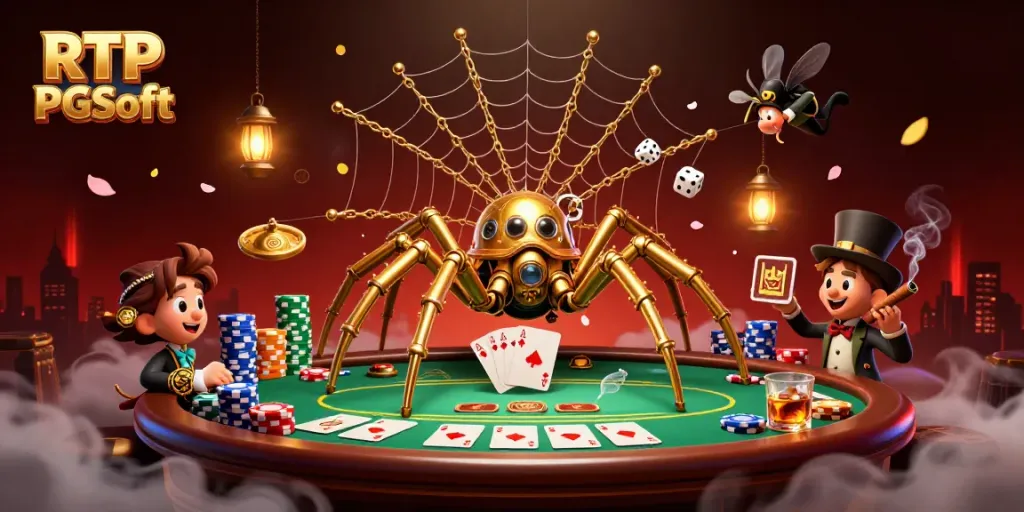 Engage with thrilling gameplay in RTP PG Soft's vibrant world of digital slots and steampunk adventure.