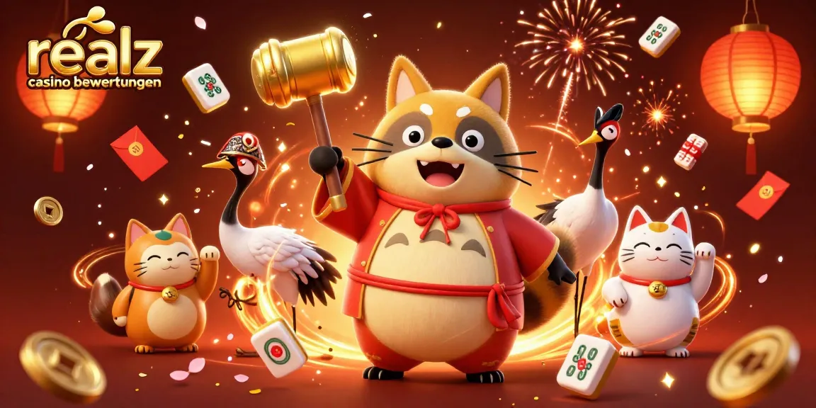 Erleben Sie spannende Momente mit realz casino bewertungen in einem bunten, festlichen Online-Casino-Motiv.