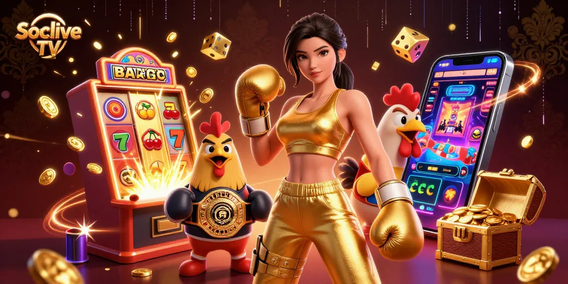 Socolive TV offers thrilling live sports betting experiences with vibrant casino elements.
