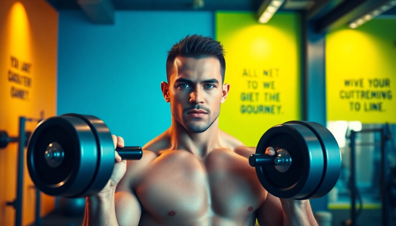 Proviron kaufen im Fitnessstudio: Starker Athlet hebt Gewichte mit Fokus und Entschlossenheit.
