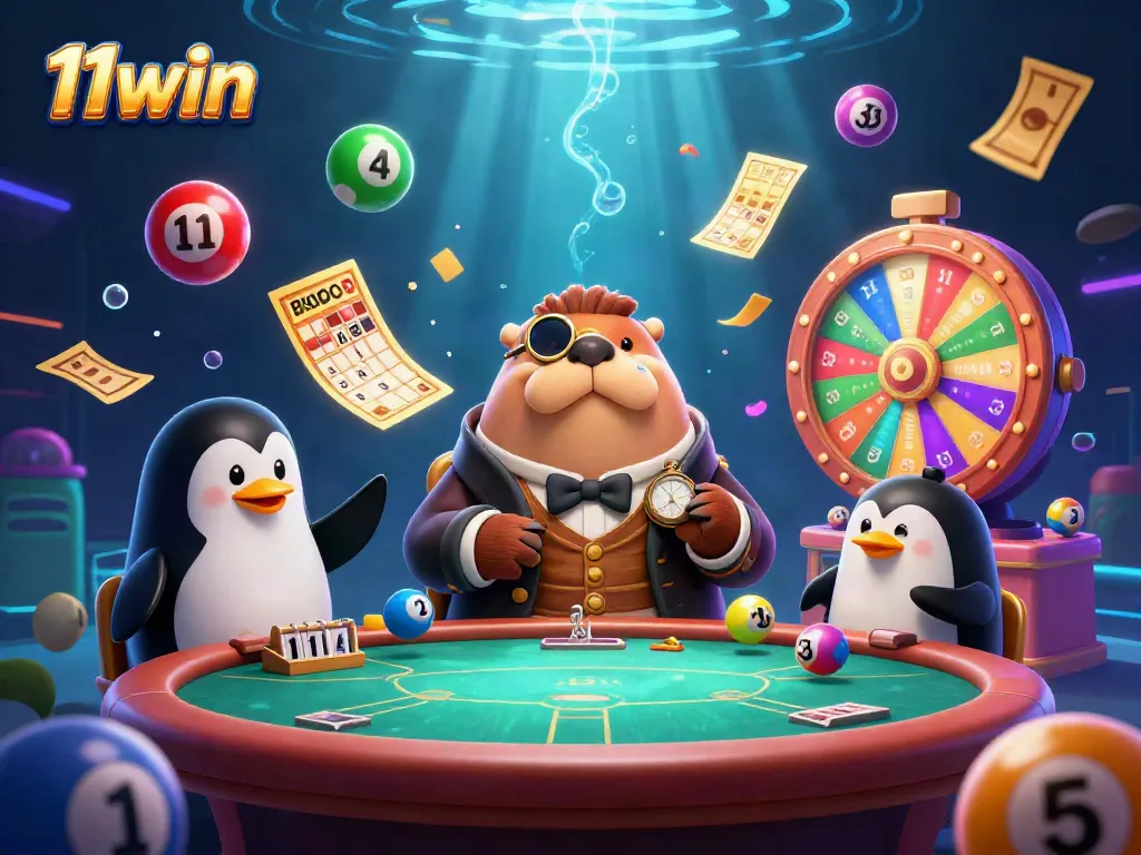 Experience gameplay excitement at 11win with a whimsical poker scene under the sea