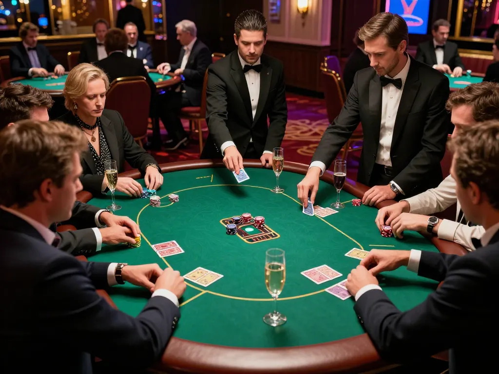 Experience high-stakes poker at f168's exclusive VIP gaming area, showcasing strategic gameplay and luxury.
